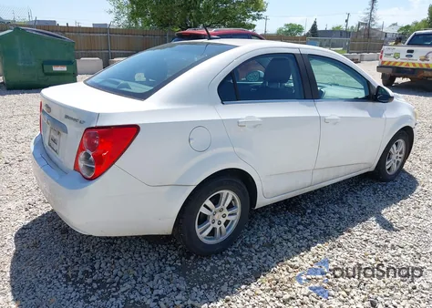 2012 Chevrolet Sonic 2Lt from USA, damaged, VIN 1G1JC5SH8C4176795